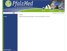 Tablet Screenshot of pfalzmed.de